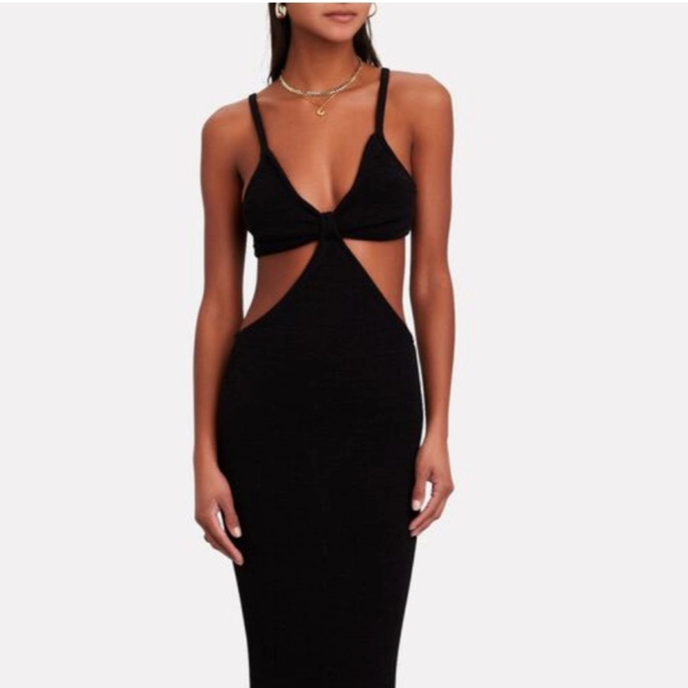 Never warn. All tags and in original packaging. Serita Cut-Out Knit Maxi Dress